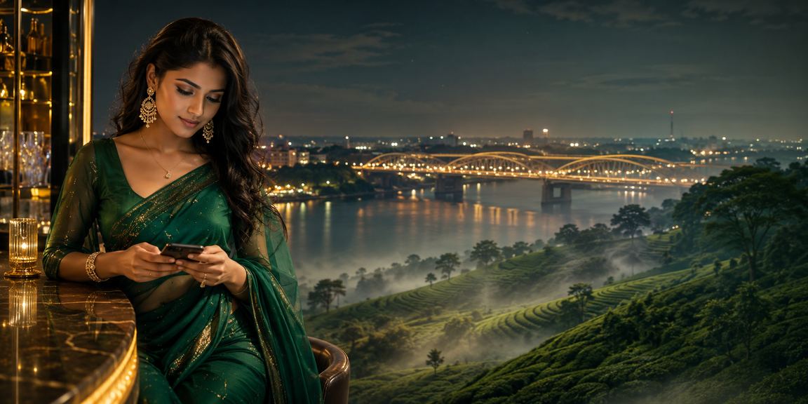রাজশাহীতে richphl - এর ভিআইপি পুরস্কার উপভোগ করছেন একজন বাংলাদেশি নারী খেলোয়াড়